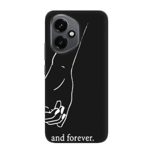 Honor Magic 400 And forewer Black Colored Silicone TPU Θήκη